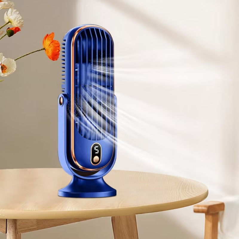 Briston Breeze Portable Fan – Rechargeable USB Desktop Table Fan Touch Control Quiet Cooling