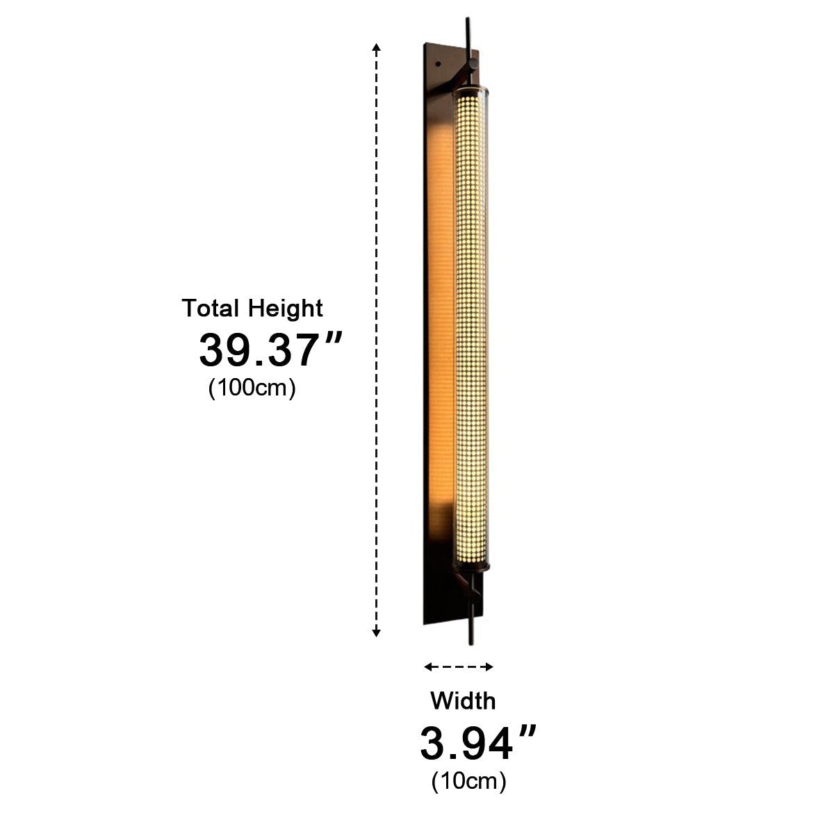 Valoris Tower Wall Sconce – LED Long Strip Modern Decorative Lighting Living Room Bedroom Entryway