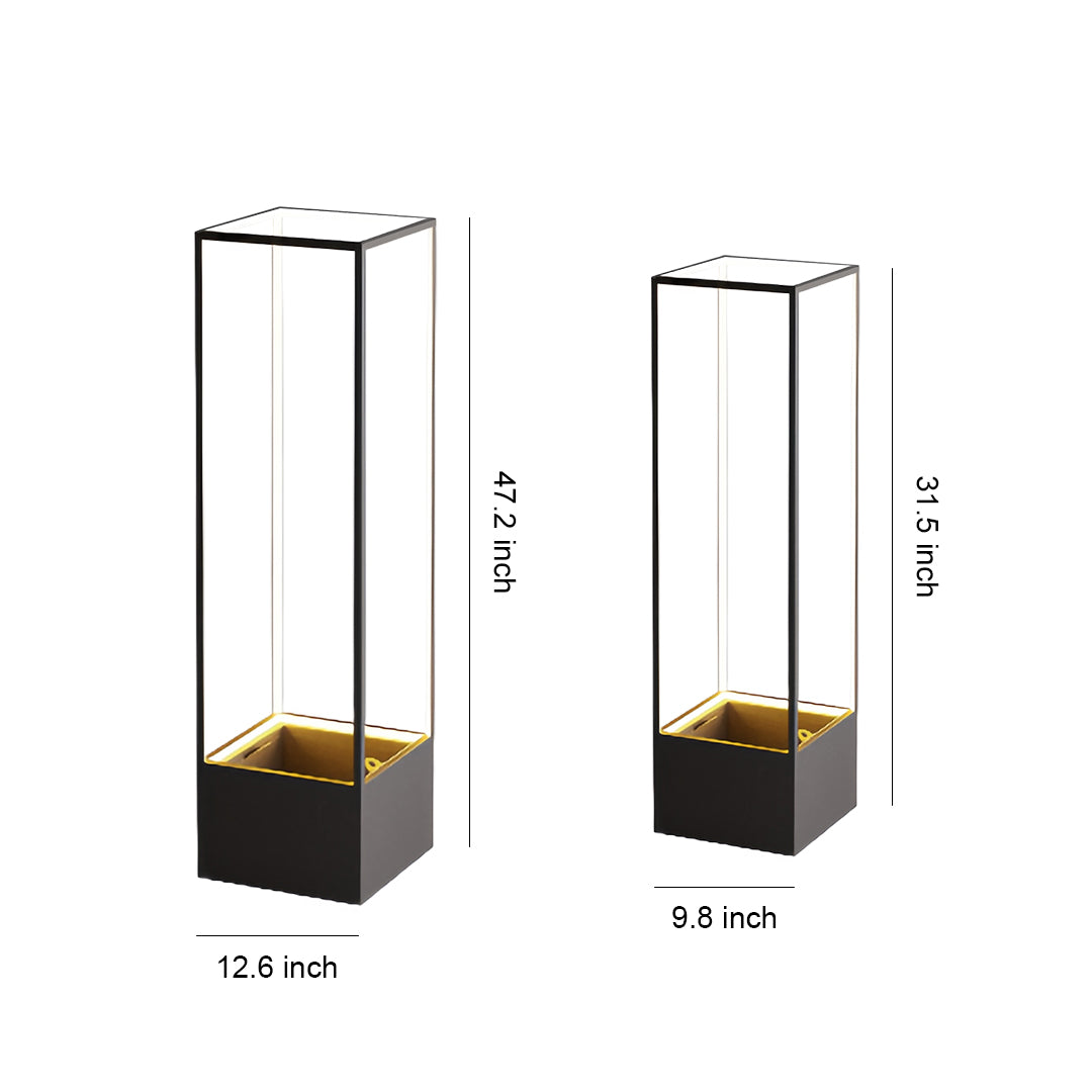 Lunexa LED Floor Lamp – Modern Outdoor Lighted Planter Patio Garden Ambient Landscape Lighting