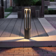 Modern Frame LED Bollard Lights for Pathways – Waterproof Outdoor Garden Fixtures