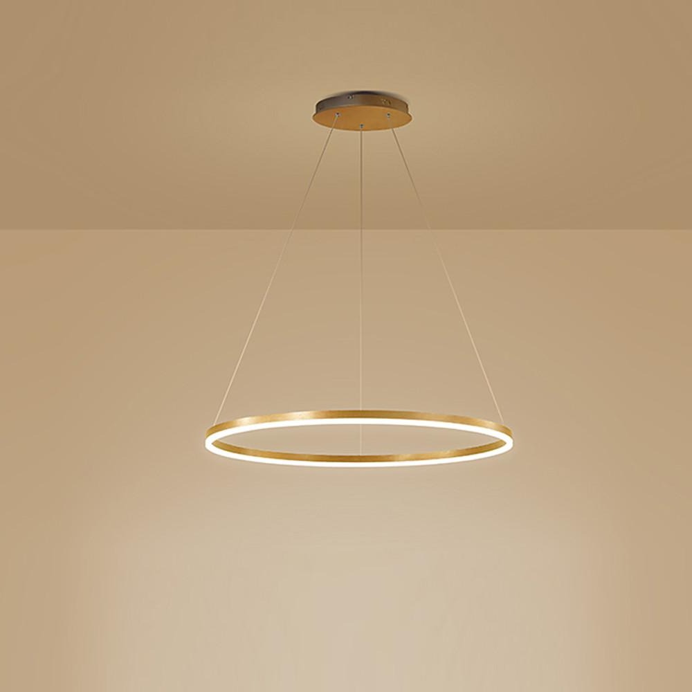 Orbit Ring Chandelier Light – LED Modern Circular Suspended Ceiling Lighting Fixture