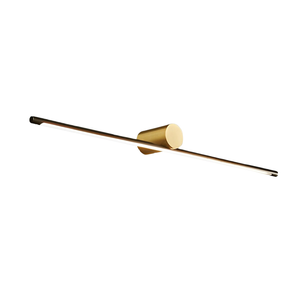Velion LED Vanity Light Bar – Modern Black Gold Bathroom Mirror Wall Sconce Linear Fixture