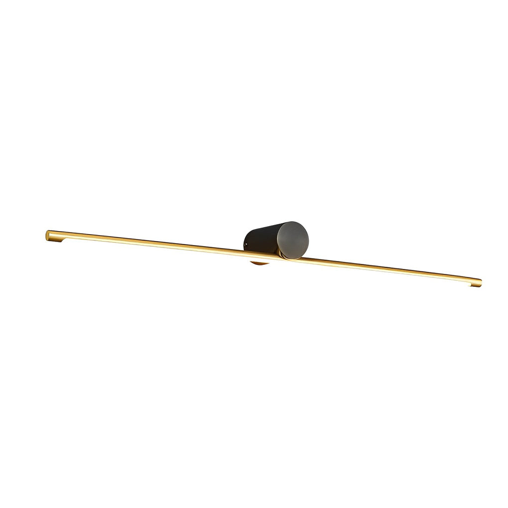 Velion LED Vanity Light Bar – Modern Black Gold Bathroom Mirror Wall Sconce Linear Fixture