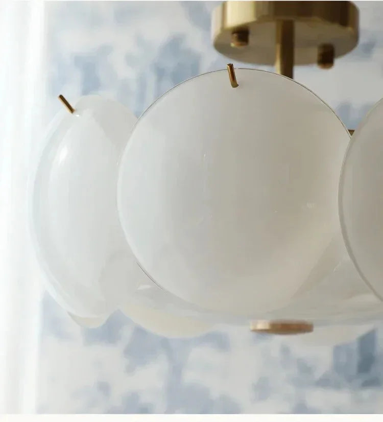 Nuvolux Cloud Pendant Light – Modern White Acrylic Ceiling Light Fixture Dining Room Bedroom Decorative Lighting