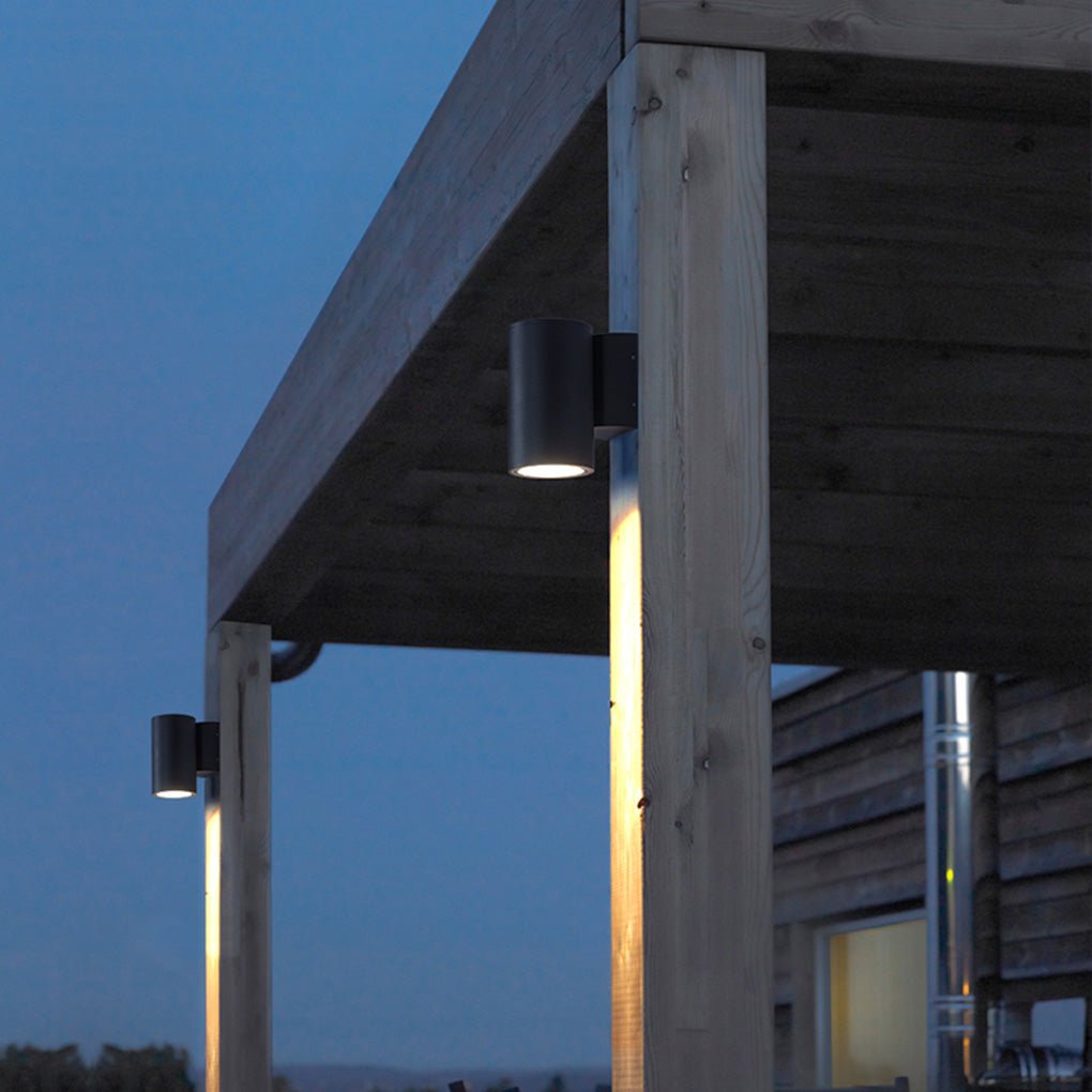 Cylindric LED Outdoor Wall Light – Waterproof Single Beam Exterior Fixture