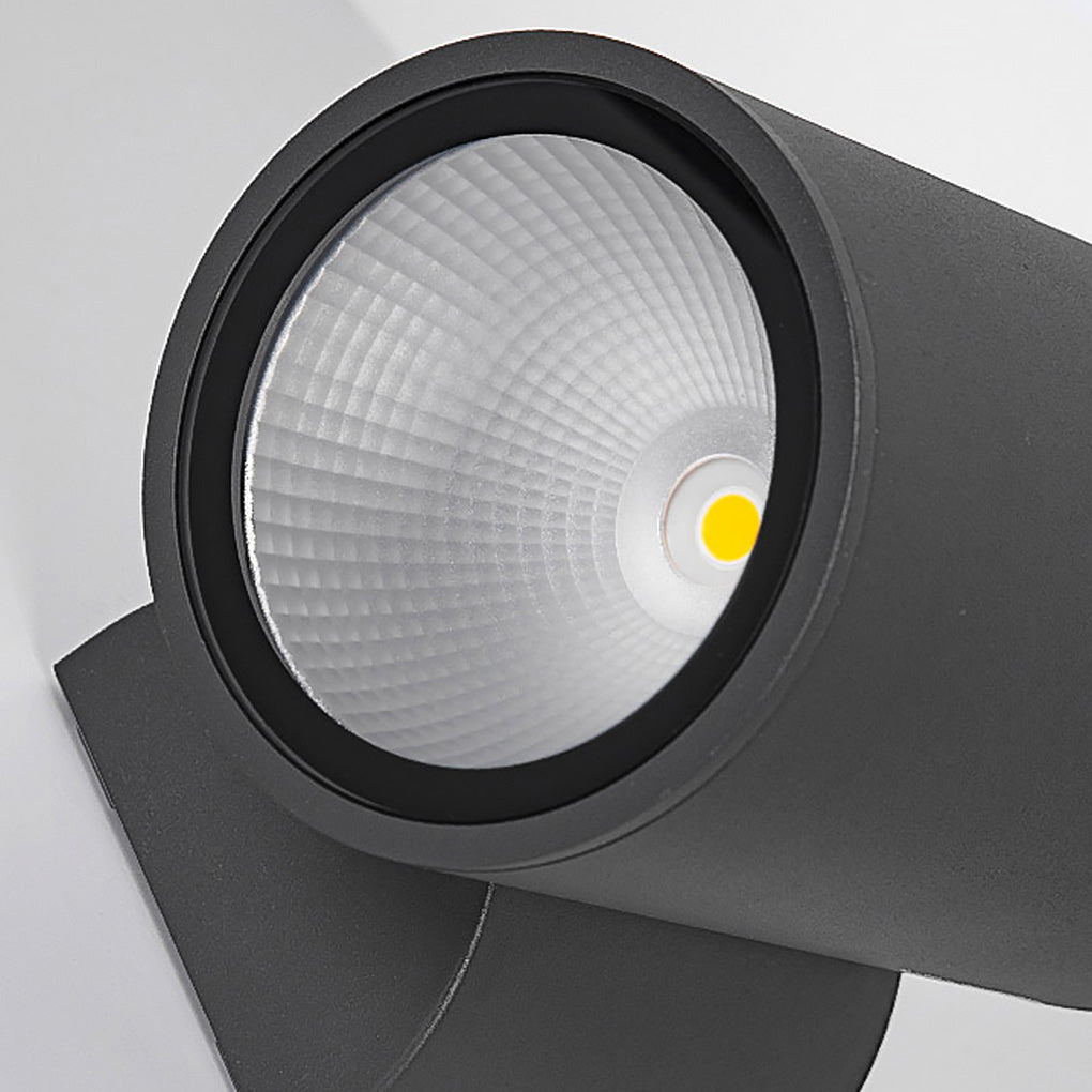 Cylindric LED Outdoor Wall Light – Waterproof Single Beam Exterior Fixture