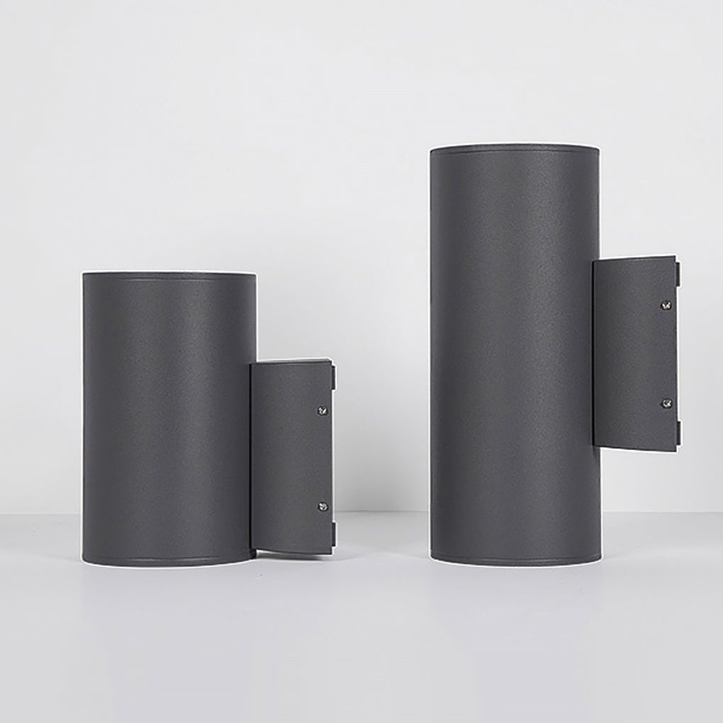 Cylindric LED Outdoor Wall Light – Waterproof Single Beam Exterior Fixture