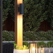 Cylindric LED Outdoor Wall Light – Waterproof Single Beam Exterior Fixture