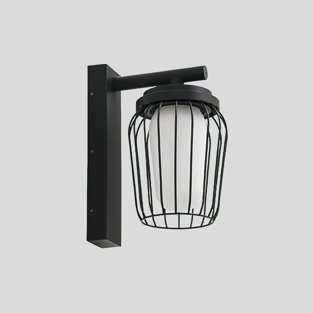 Harbor Cage Wall Lamp – LED Outdoor Lantern Style Wall Lighting Fixture