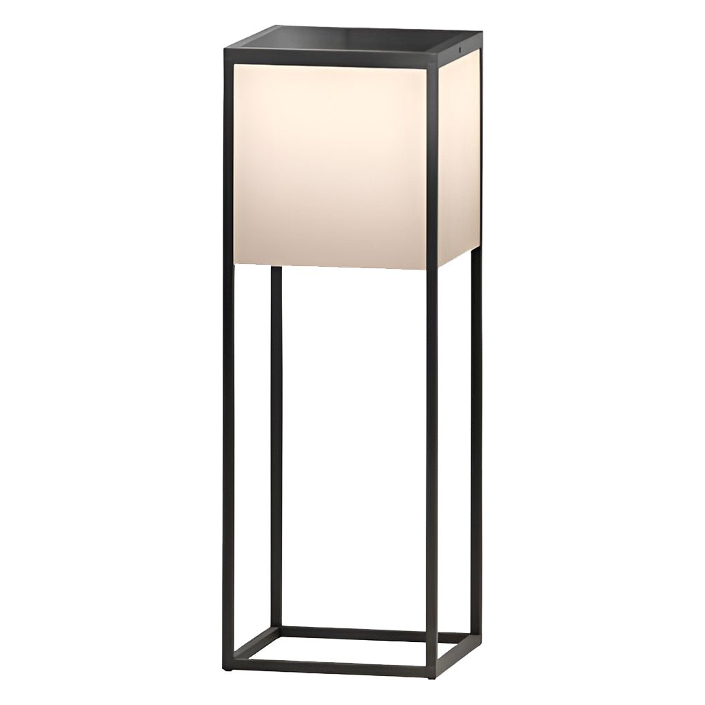 Minimalistic Cube Outdoor Floor Lamp – Waterproof LED Garden and Patio Light