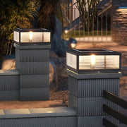 Modern Solar Post Cap Light – Waterproof Outdoor Fence & Pillar Fixture