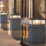 Modern Solar Post Cap Light – Waterproof Outdoor Fence & Pillar Fixture