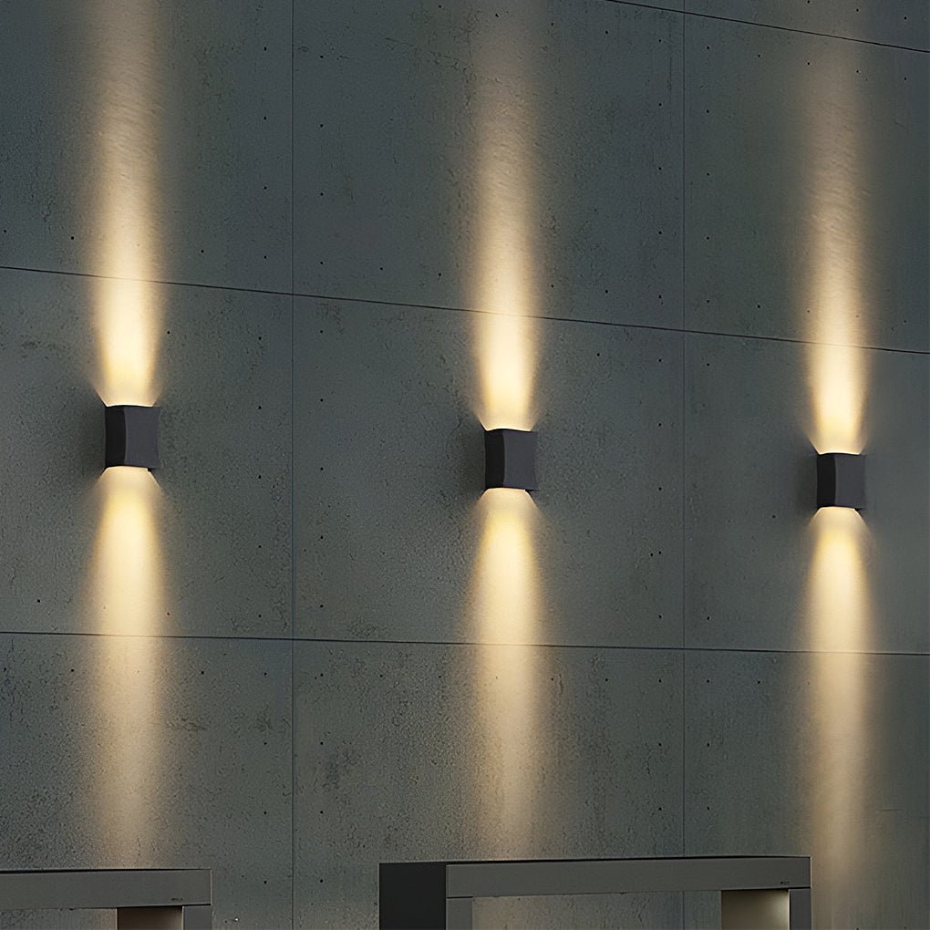 Up and Down LED Outdoor Wall Light – Waterproof Modern Aluminium Exterior Lamp