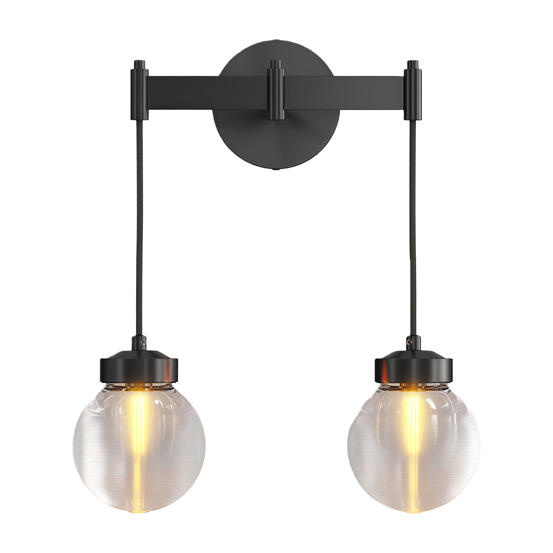 Lunaro Globe Wall Lamp – Brass Bar Glass Pendant Interior Wall Lighting Fixture