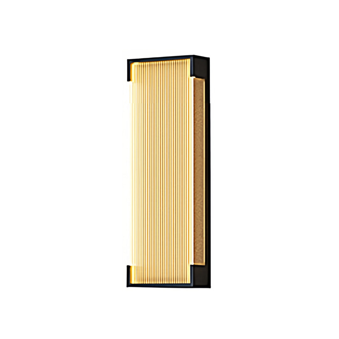 Ribline Vertical Wall Lamp – LED Outdoor Architectural Ribbed Wall Lighting Fixture