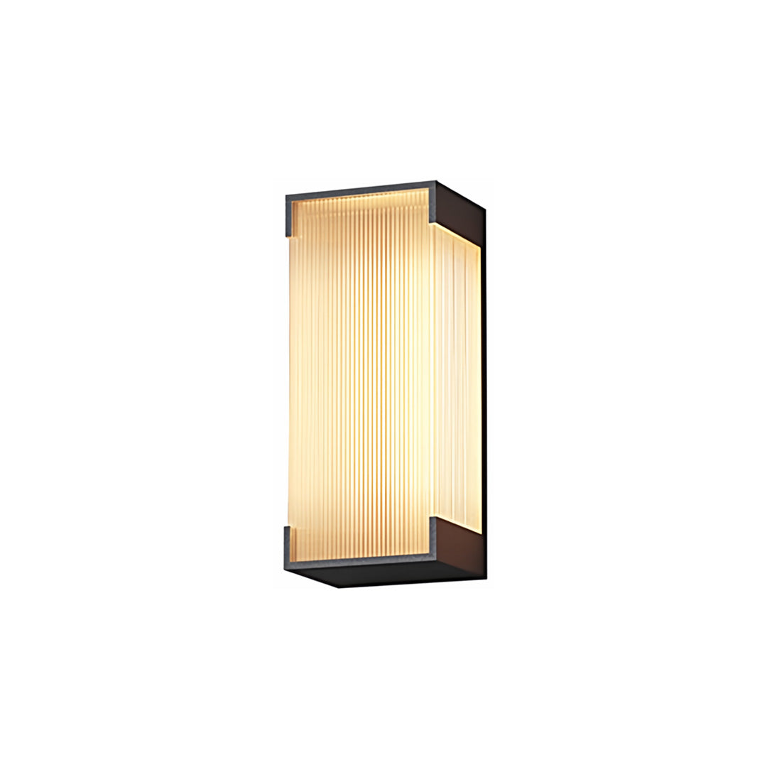 Ribline Vertical Wall Lamp – LED Outdoor Architectural Ribbed Wall Lighting Fixture