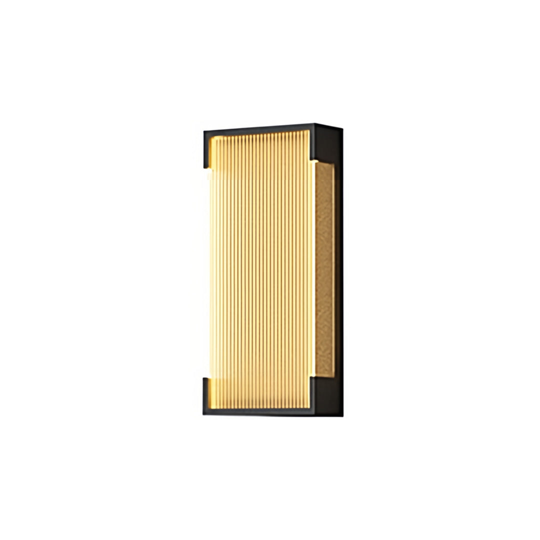 Ribline Vertical Wall Lamp – LED Outdoor Architectural Ribbed Wall Lighting Fixture