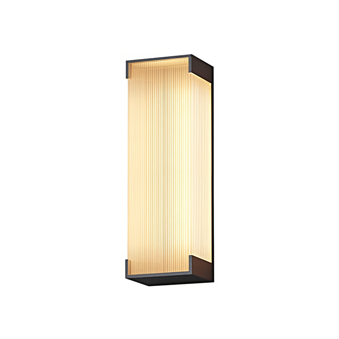 Ribline Vertical Wall Lamp – LED Outdoor Architectural Ribbed Wall Lighting Fixture