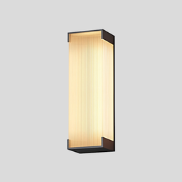 Ribline Vertical Wall Lamp – LED Outdoor Architectural Ribbed Wall Lighting Fixture