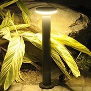 Circular Square Halo Solar Pathway Lights – Waterproof LED Landscape Bollard Lamps