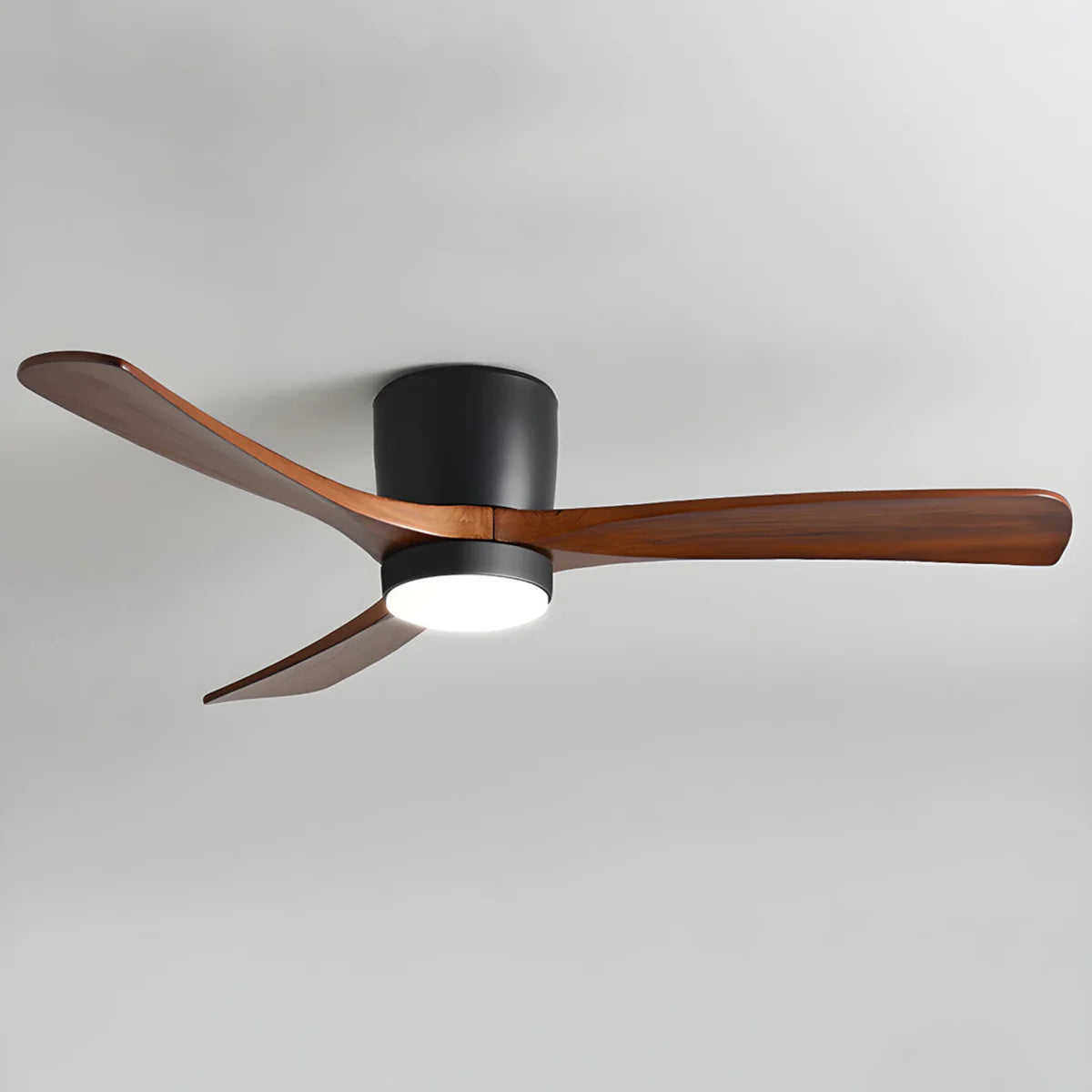 Proton Wood Ceiling Fan Light – LED Nordic Ceiling Fan Light