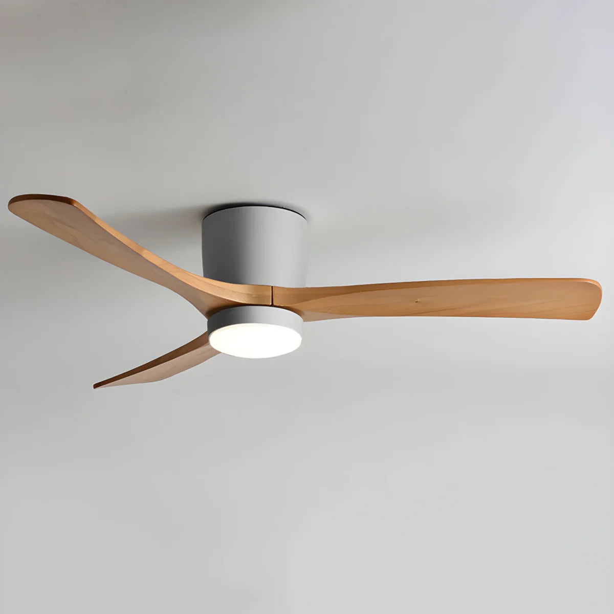 Proton Wood Ceiling Fan Light – LED Nordic Ceiling Fan Light
