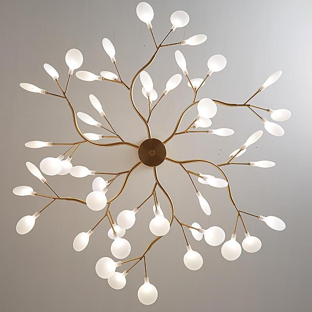 Aurora Branch Chandelier – LED Modern Sculptural Ceiling Lighting Fixture