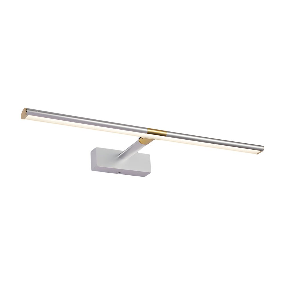Vantix Adjustable Vanity Light Bar – LED Black Bathroom Mirror Wall Sconce Modern Linear Fixture