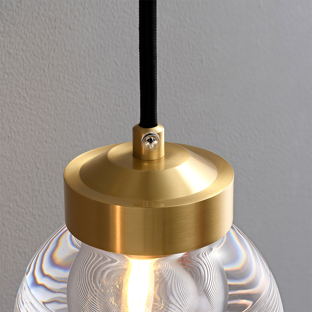 Lunaro Globe Wall Lamp – Brass Bar Glass Pendant Interior Wall Lighting Fixture
