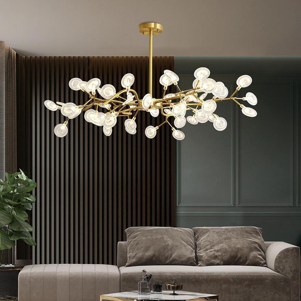 Aurora Branch Chandelier – LED Modern Sculptural Ceiling Lighting Fixture