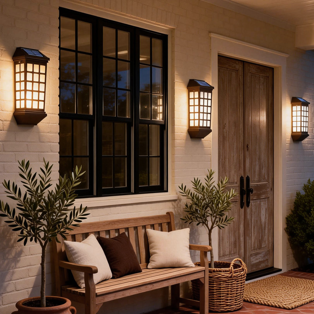 Torven Outdoor Wall Lantern – Modern Farmhouse LED Porch Entryway Waterproof Exterior Sconce Lighting