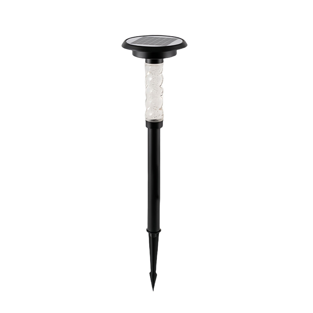 Aurora Crackle Solar Pathway Light – Waterproof LED Outdoor Landscape Bollard