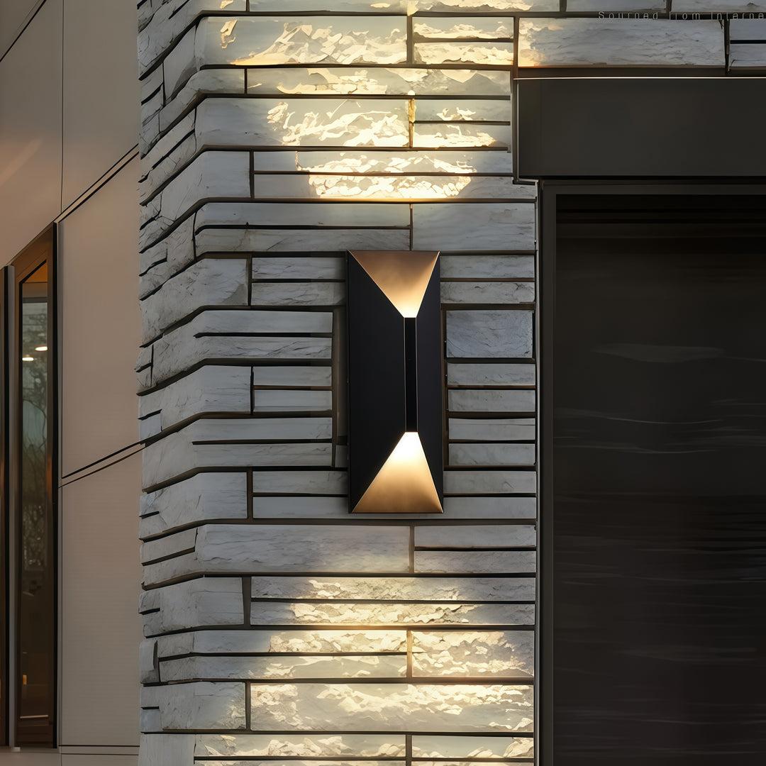 Vertex Up Down Wall Lamp – LED Outdoor Architectural Wall Lighting Fixture