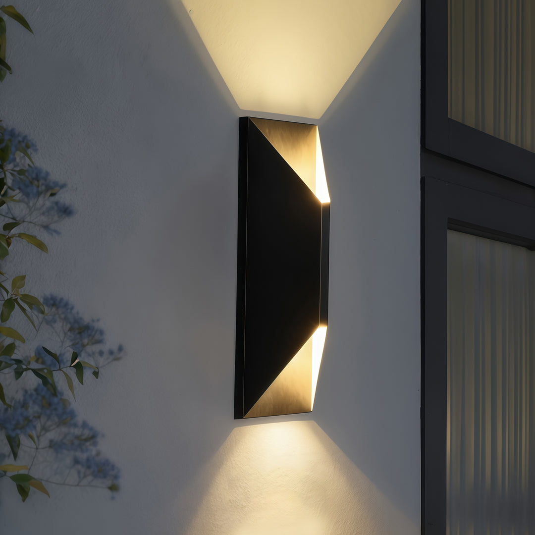 Vertex Up Down Wall Lamp – LED Outdoor Architectural Wall Lighting Fixture