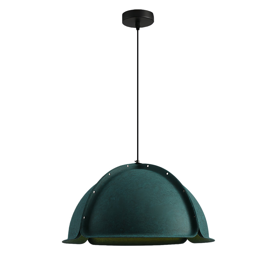 Velora Dome Pendant Light – Modern Minimalist Fabric Shade Kitchen Island Dining Hanging Lighting