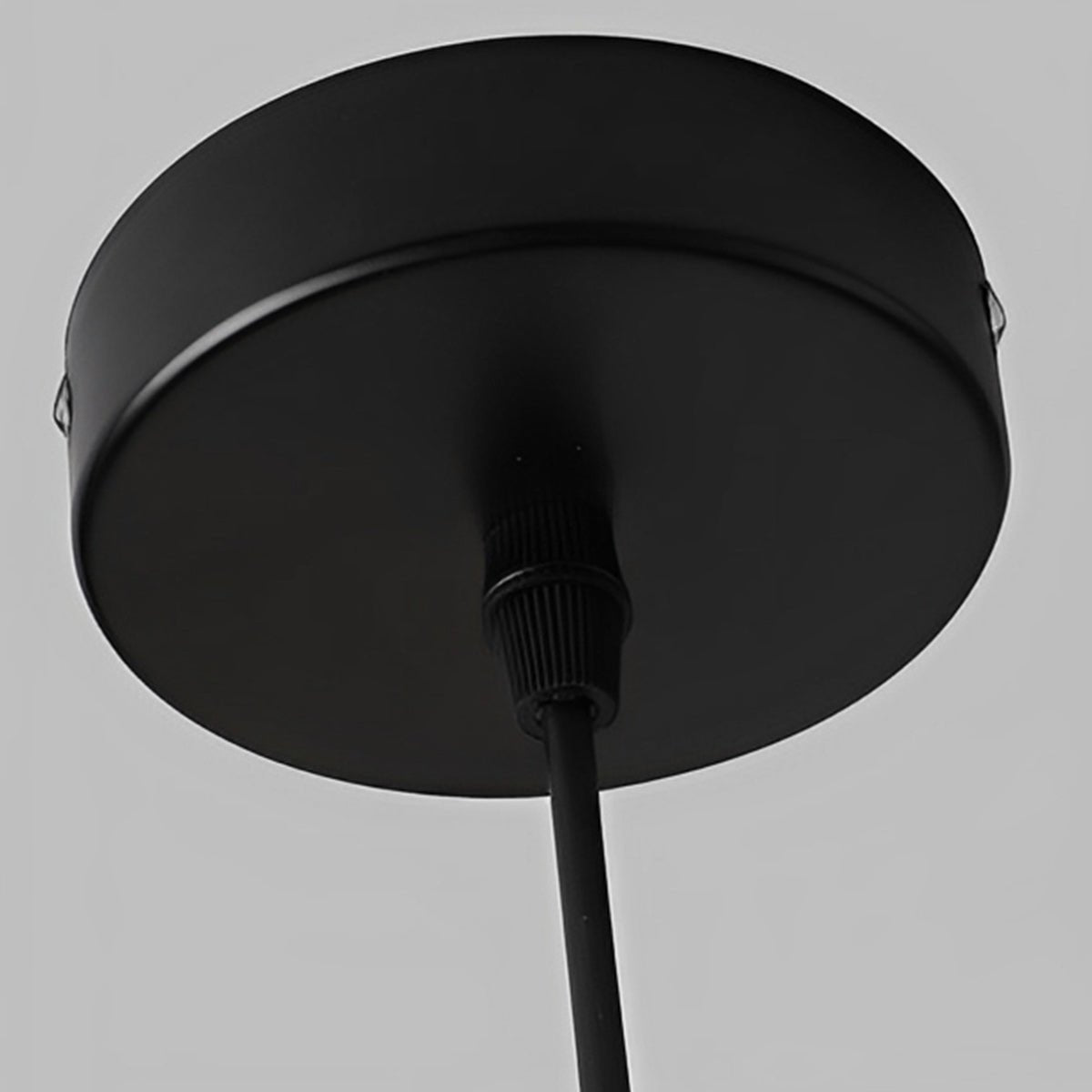 Straton Pendant Light – Industrial Black Smoked Glass Cylinder Hanging Ceiling Kitchen Island Dining Room