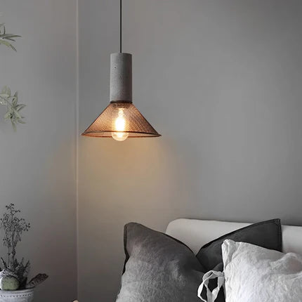 Straton Pendant Light – Industrial Black Smoked Glass Cylinder Hanging Ceiling Kitchen Island Dining Room