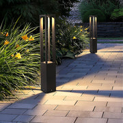 Dual-Frame LED Bollard Lights for Pathways – Waterproof Outdoor Garden Fixtures