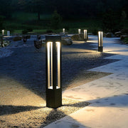 Dual-Frame LED Bollard Lights for Pathways – Waterproof Outdoor Garden Fixtures