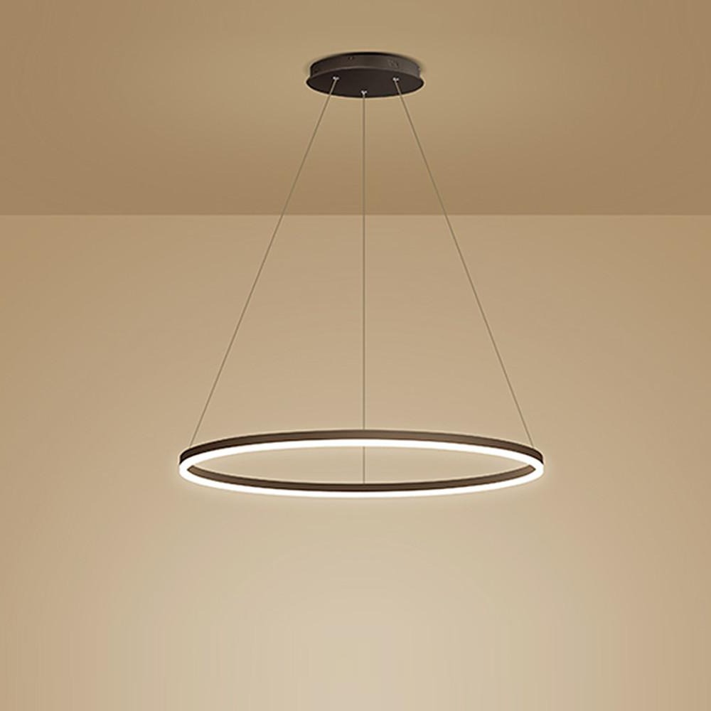 Orbit Ring Chandelier Light – LED Modern Circular Suspended Ceiling Lighting Fixture