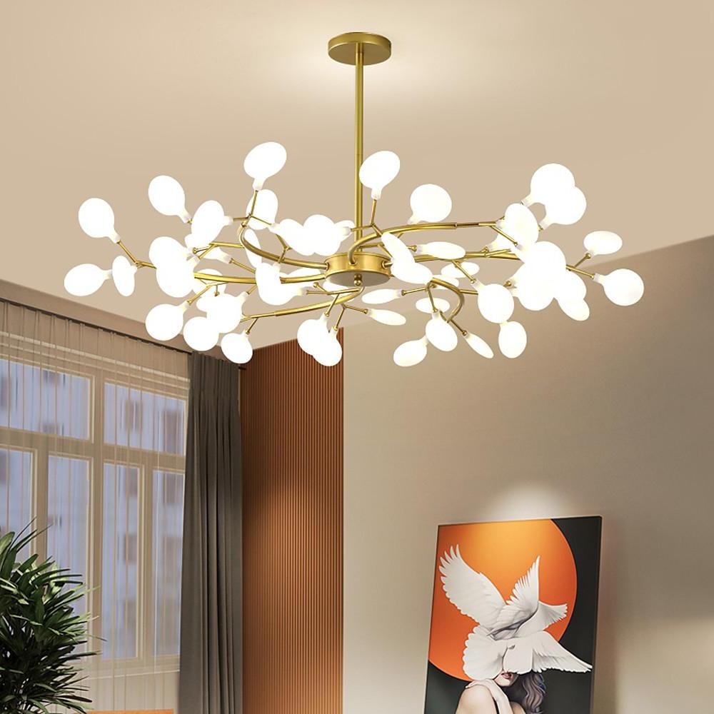 Aurora Branch Chandelier – LED Modern Sculptural Ceiling Lighting Fixture